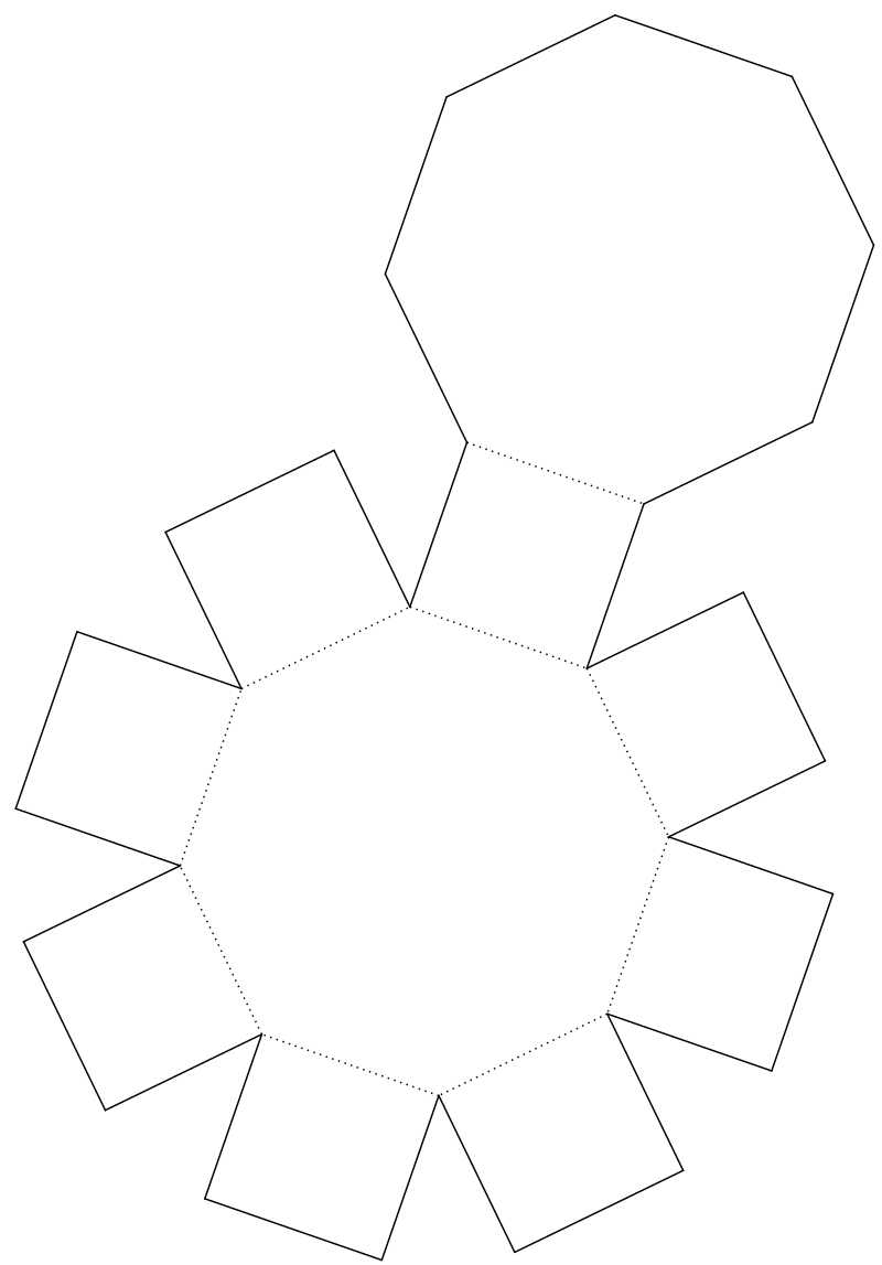 File Geometric Net Of An Octagonal Prism svg Wikimedia Commons