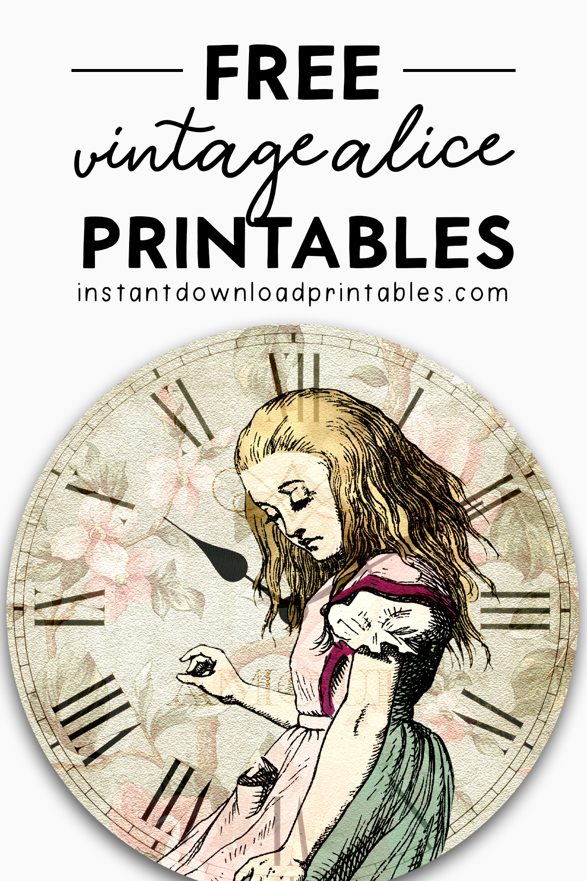 Alice In Wonderland Free Printables