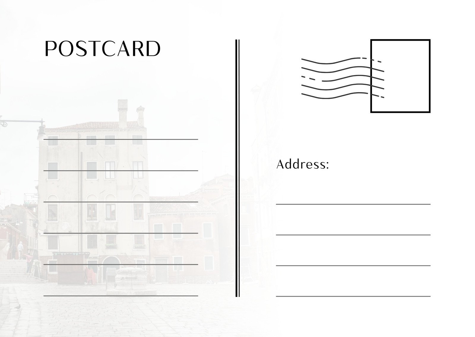 Free And Printable Travel Postcard Templates Canva