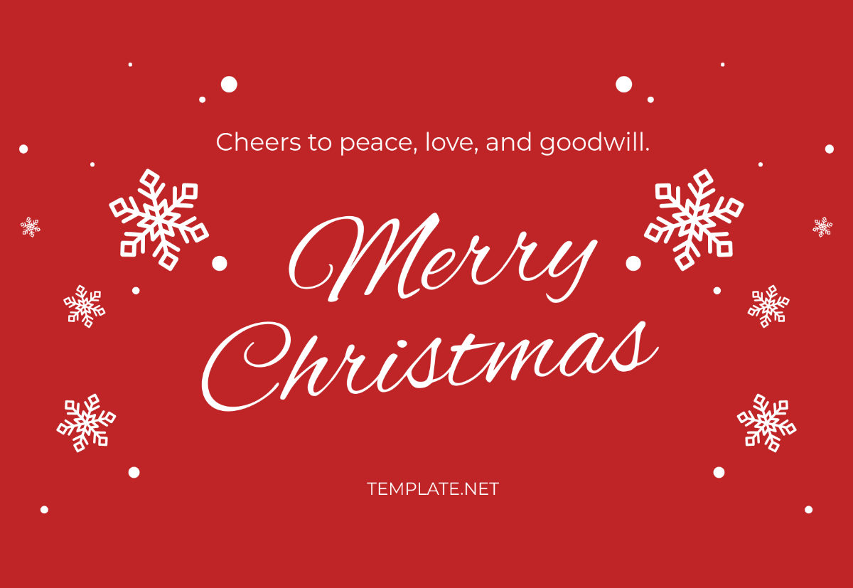 Free Christmas Card Templates Editable And Printable