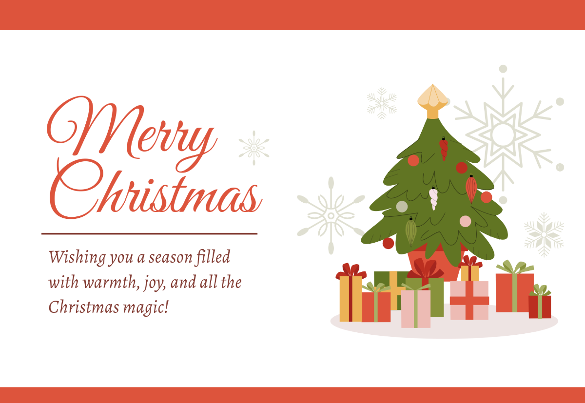Free Christmas Card Templates Editable And Printable