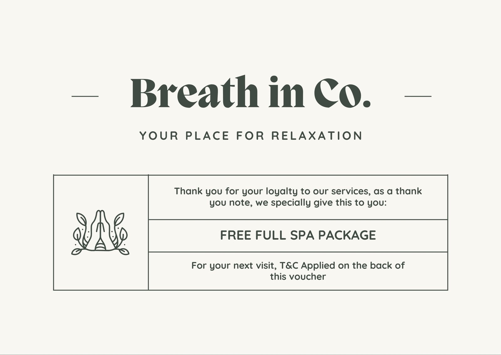 Free Custom Printable Massage Gift Certificate Templates Canva