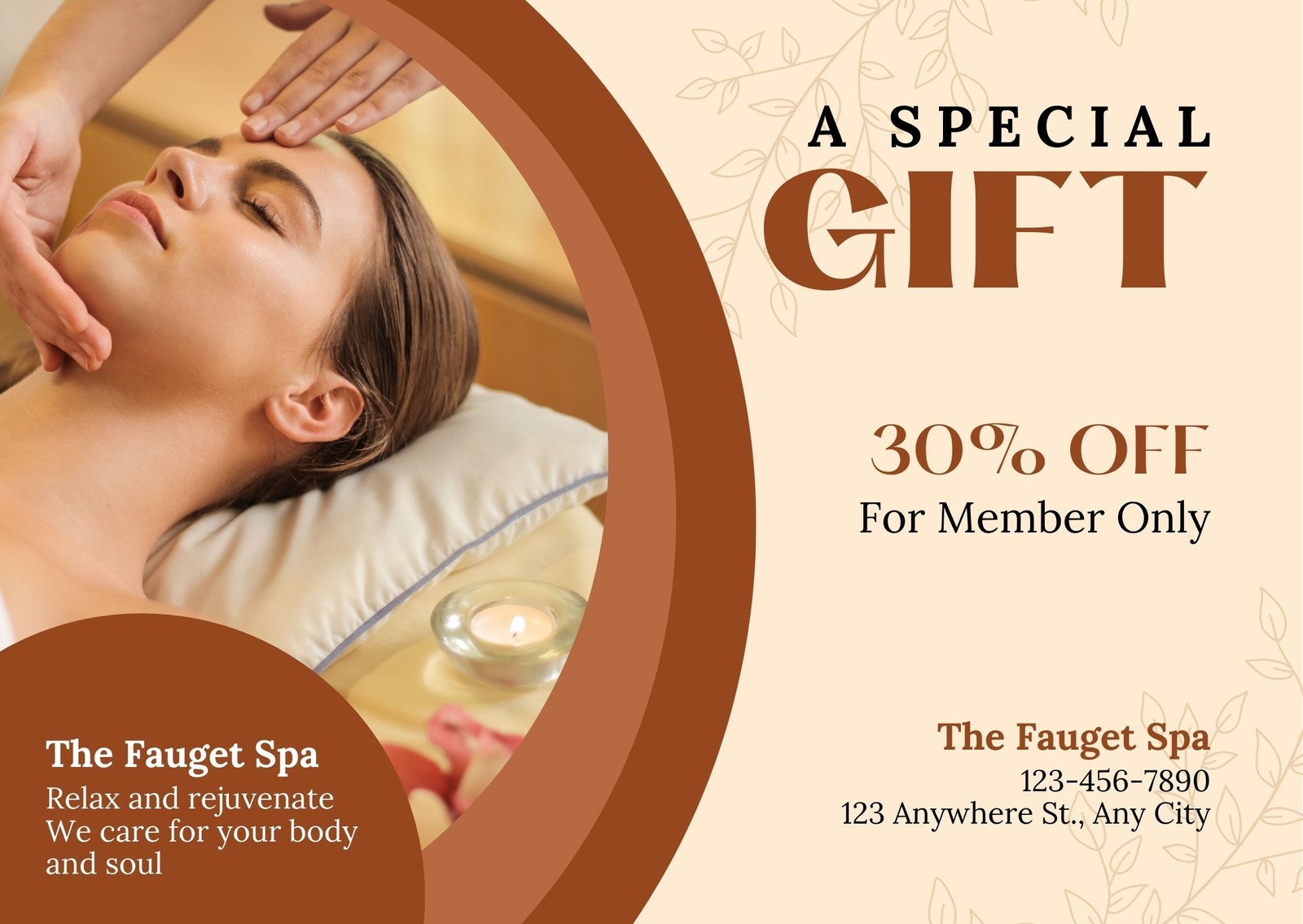 Free Printable Massage Gift Certificate Templates