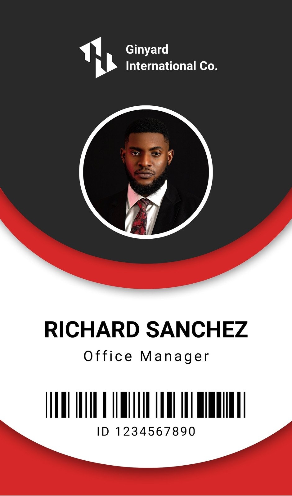 Free Customizable Professional ID Card Templates Canva Worksheets Library