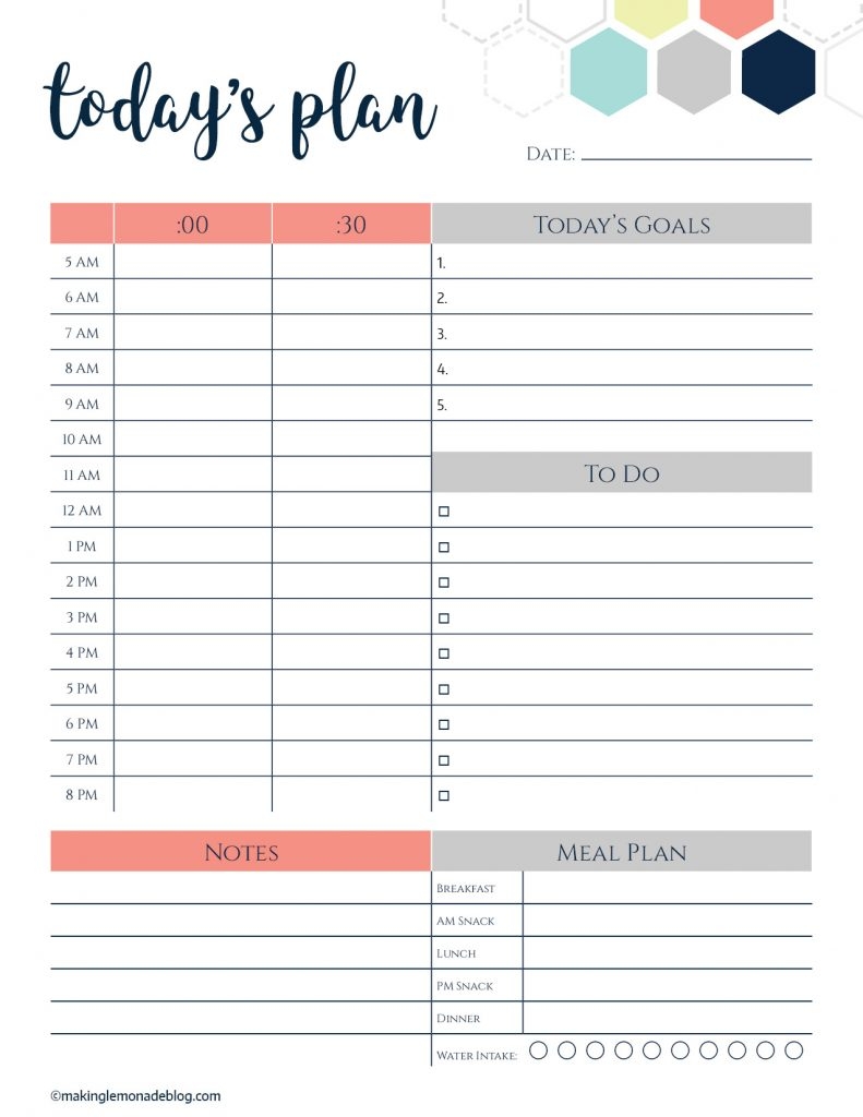 Free Daily Planner Your Secret To Staying Organized Making Lemonade