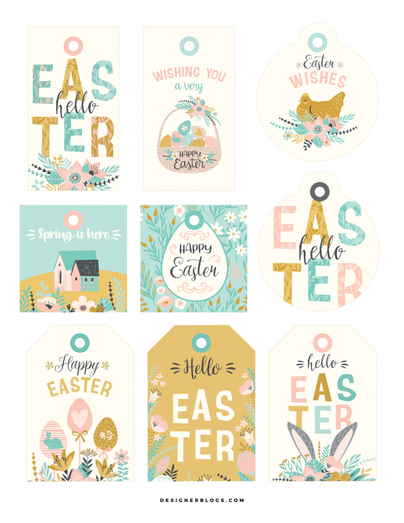 Free Printable Easter Tags