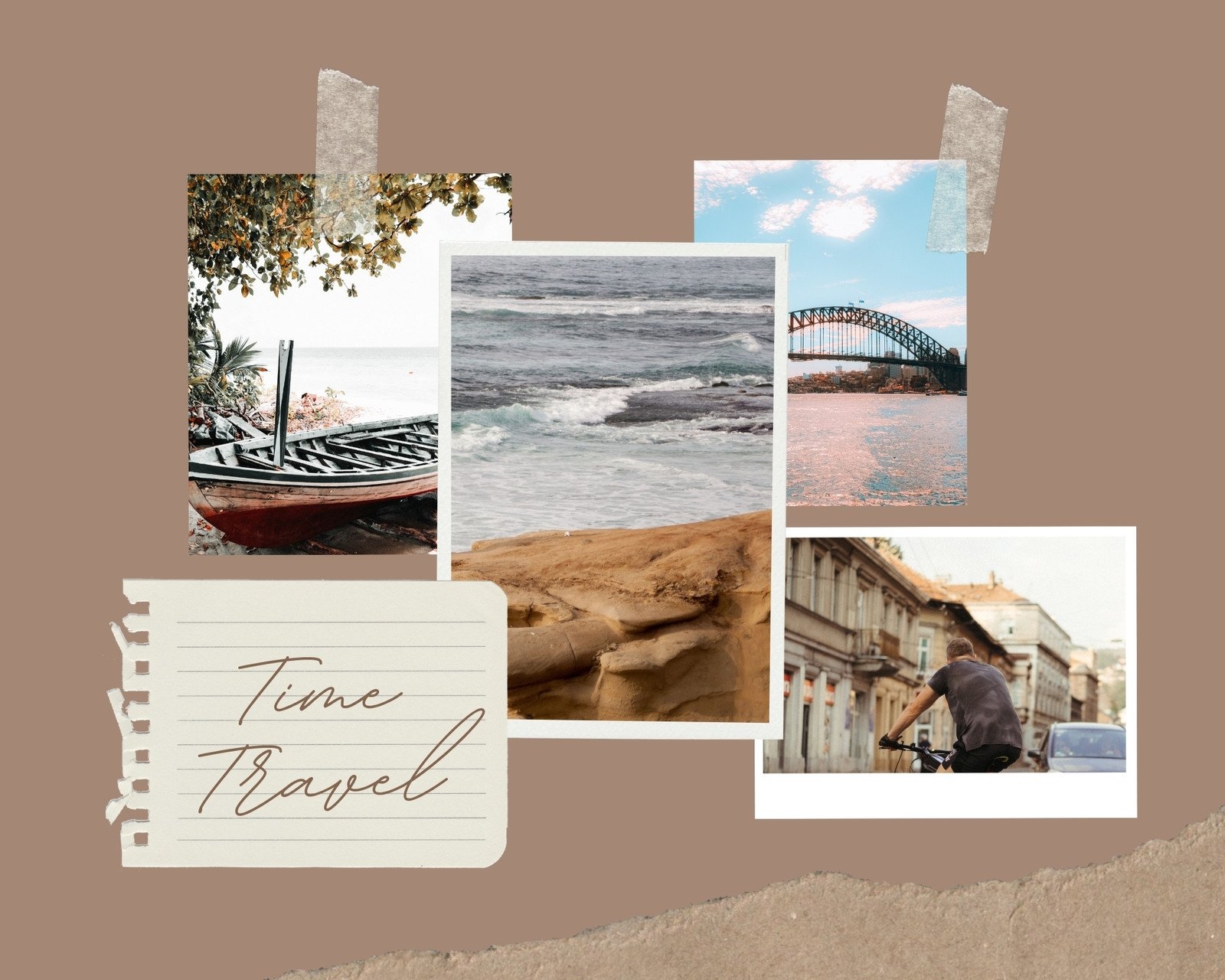 Free Editable Printable Travel Scrapbook Templates Canva