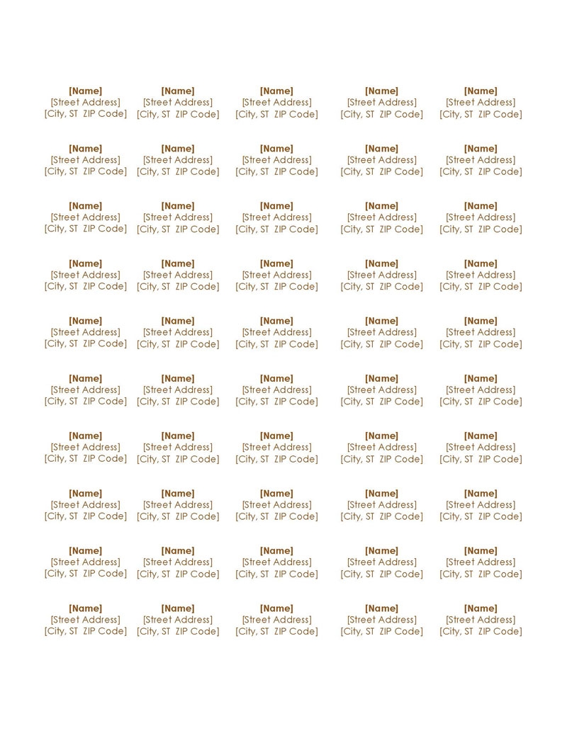 Free Printable Return Address Labels