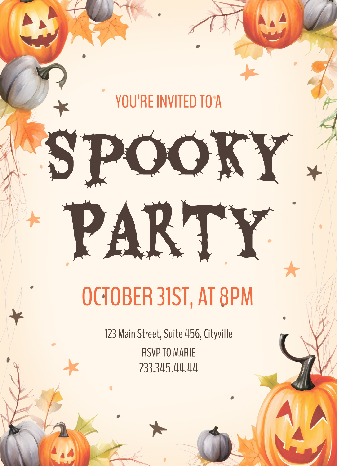 Free Printable Halloween Flyer Templates