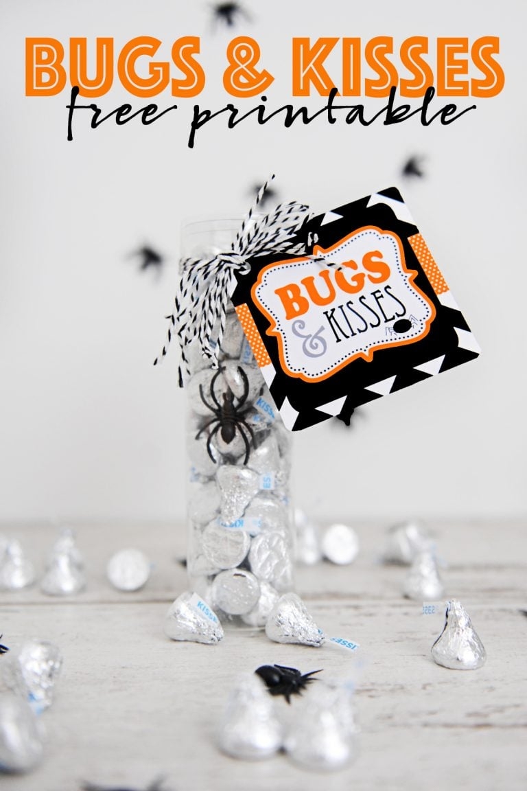 Bugs And Kisses Free Printable