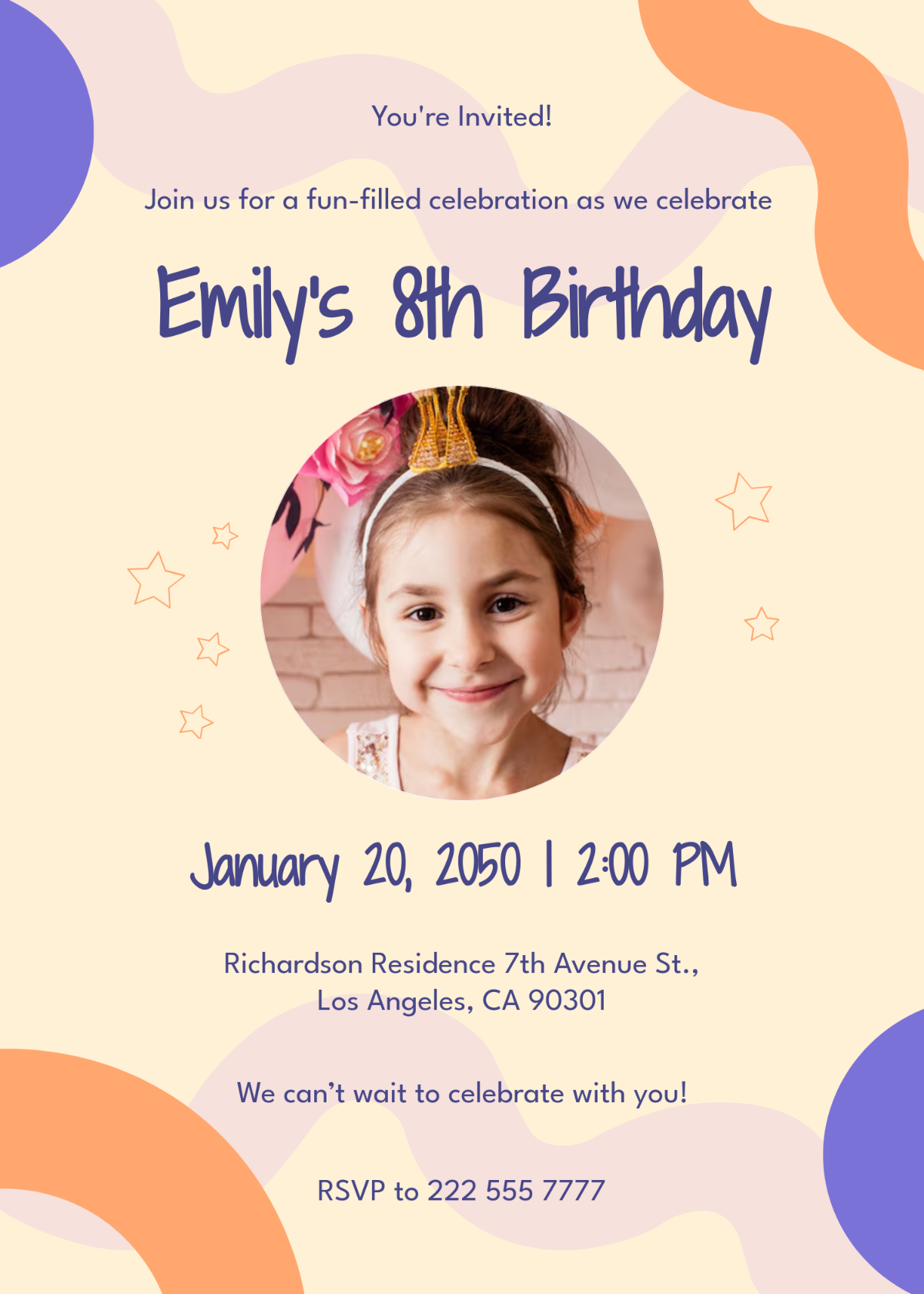 Downloadable Free Printable Birthday Party Invitations
