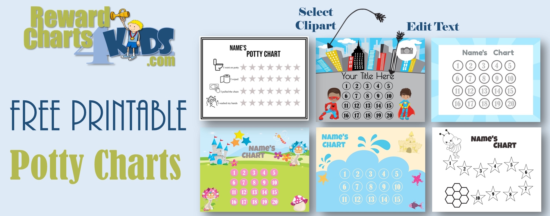 Free Printable Potty Charts