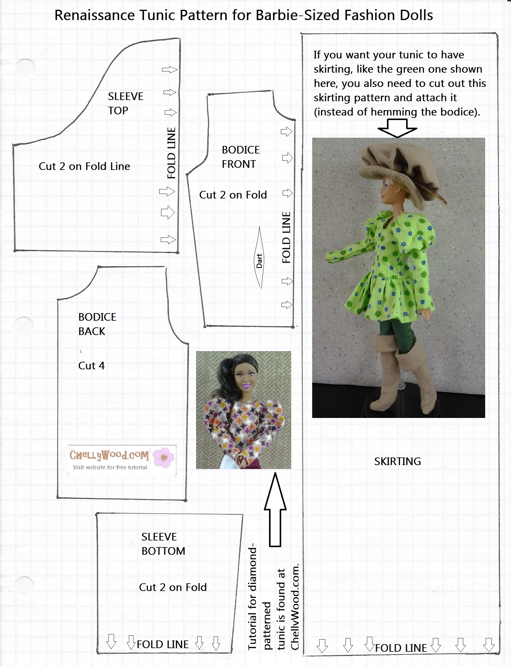 FREE Printable BarbieClothes Sewing Patterns And Upcoming Contest Free Doll Clothes Patterns