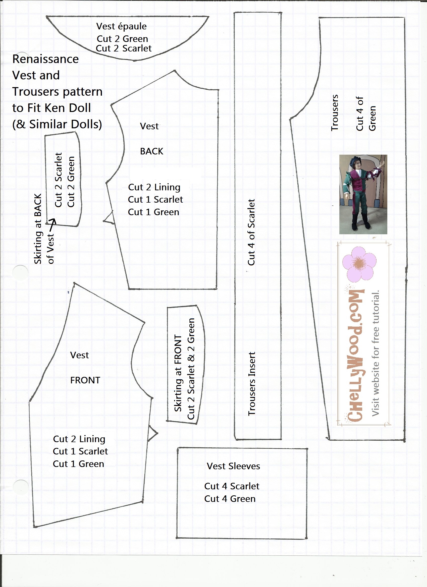 FREE Printable BarbieClothes Sewing Patterns And Upcoming Contest Free Doll Clothes Patterns