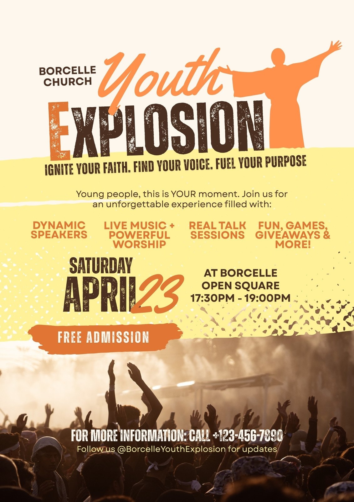Free Printable Customizable Church Flyer Templates Canva