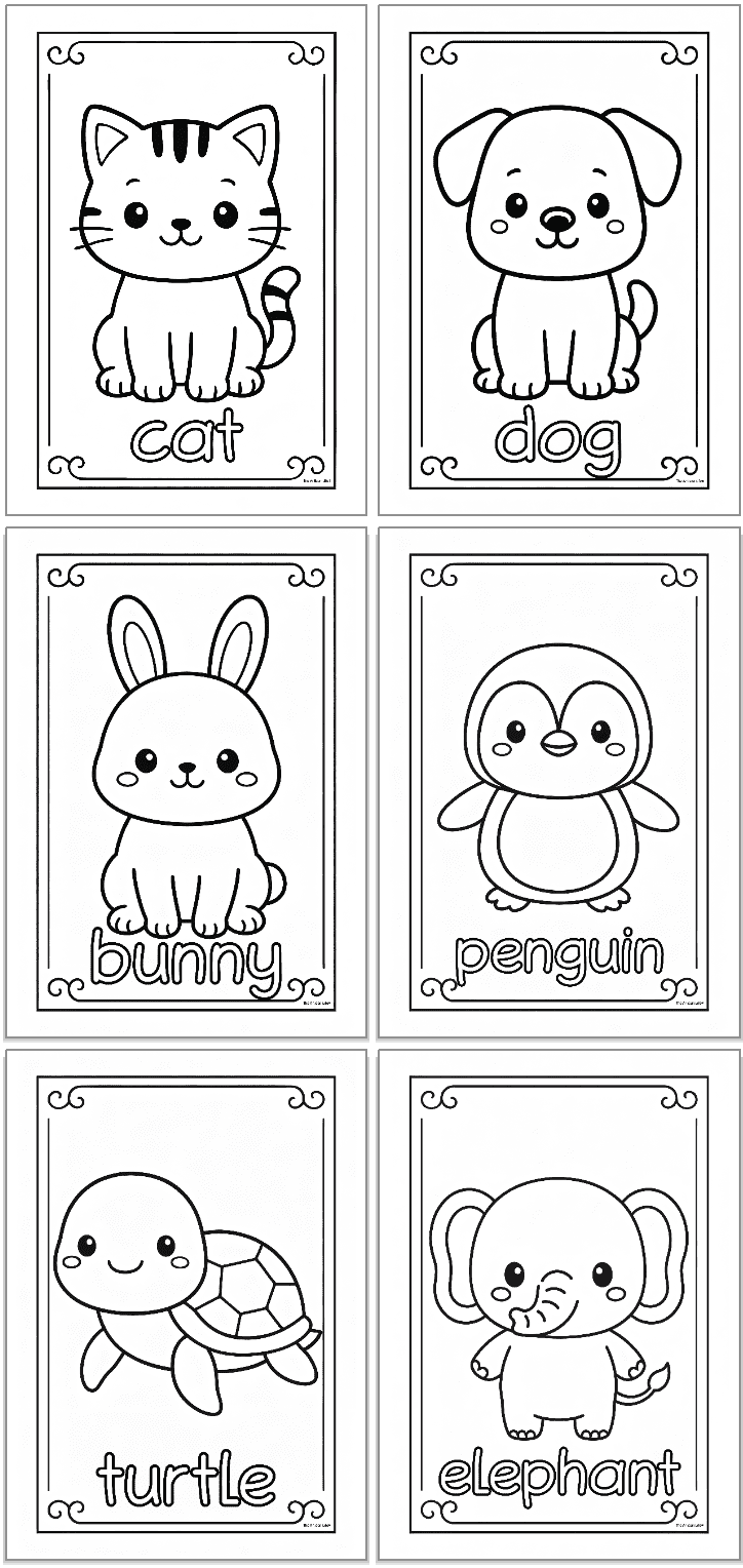 Free Printable Coloring Pages Of Animals