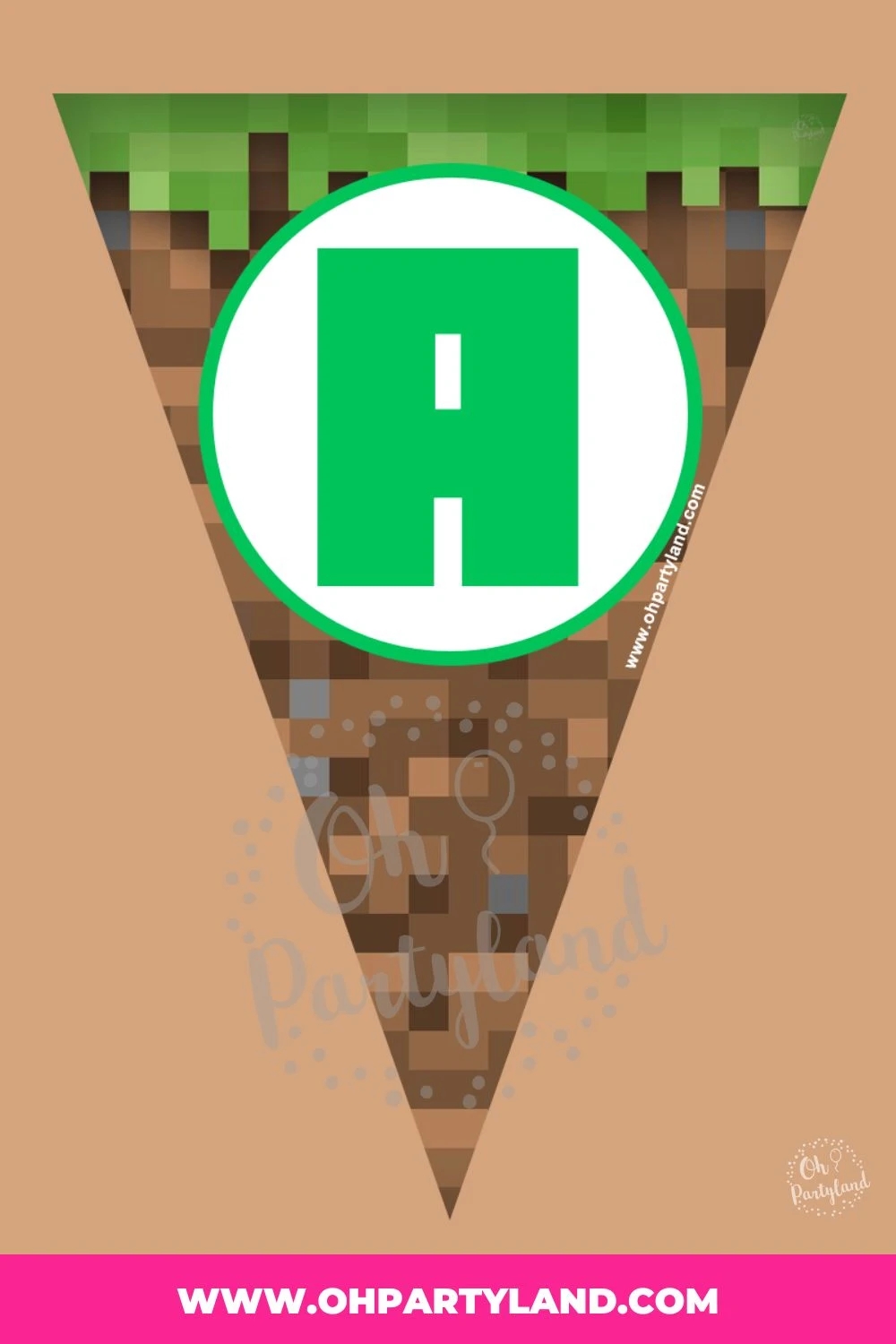 Free Printable Chevron Banner Minecraft