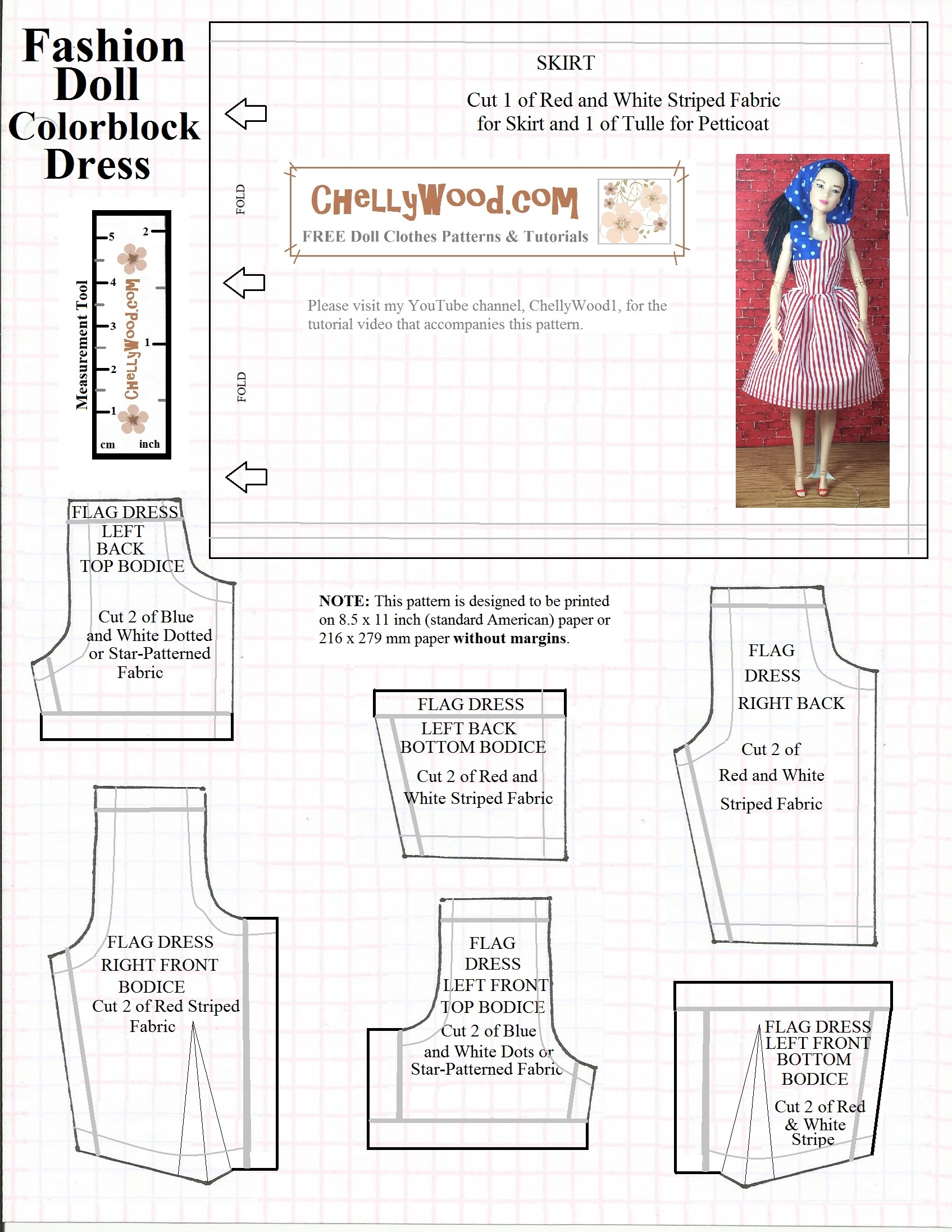 Free Printable Barbie Clothes Sewing Patterns