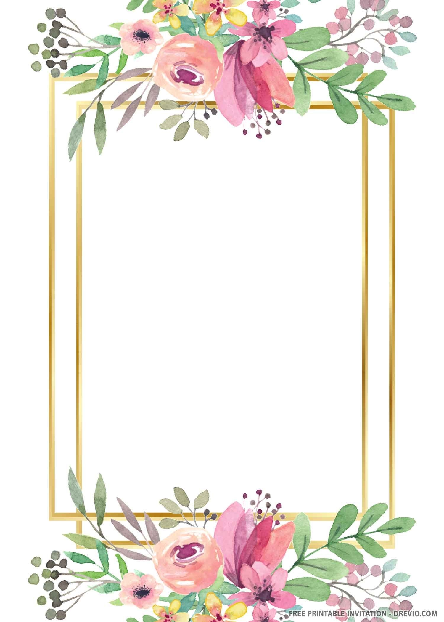 Invitation Templates Free Printable