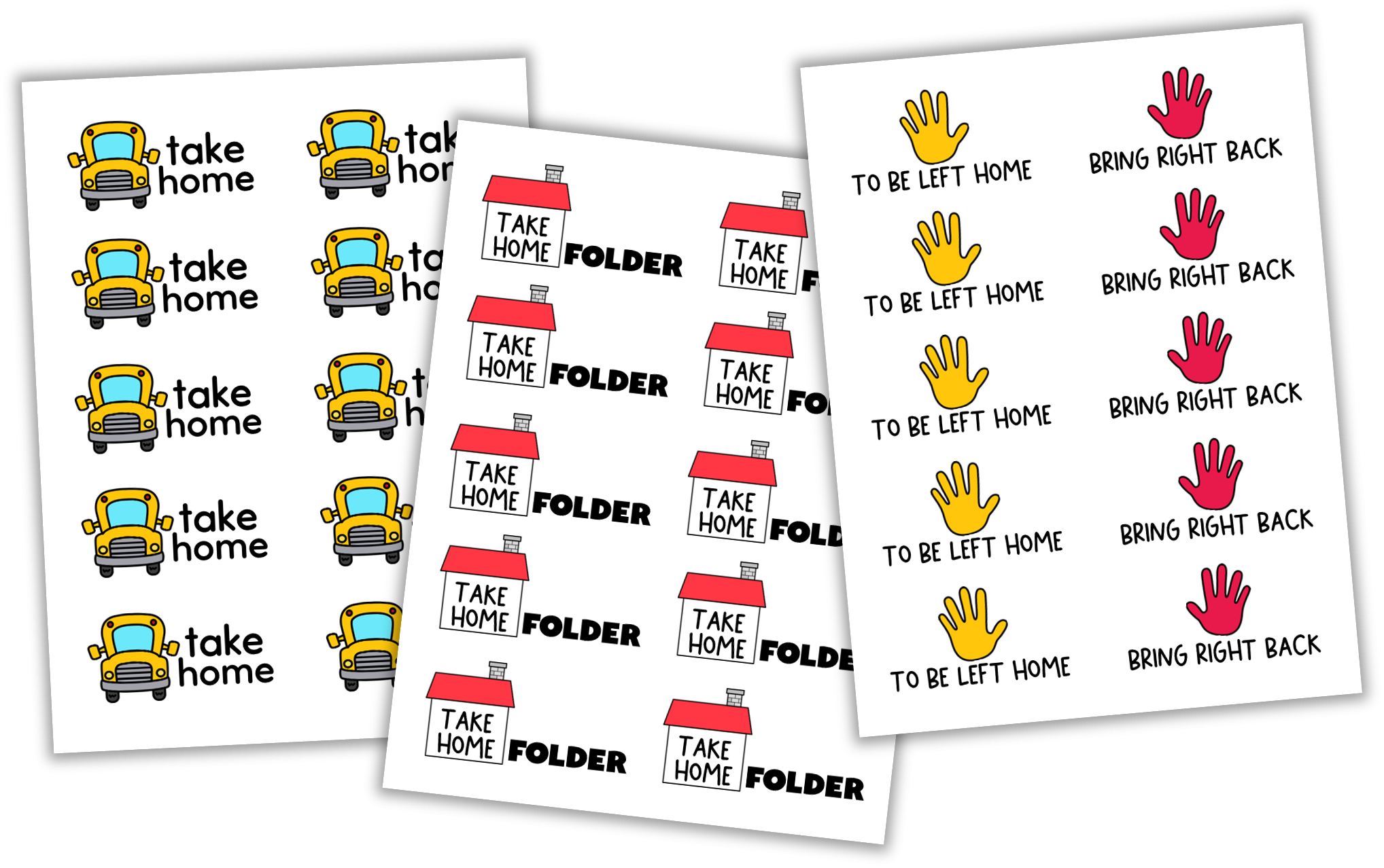 Free Printable File Folder Labels