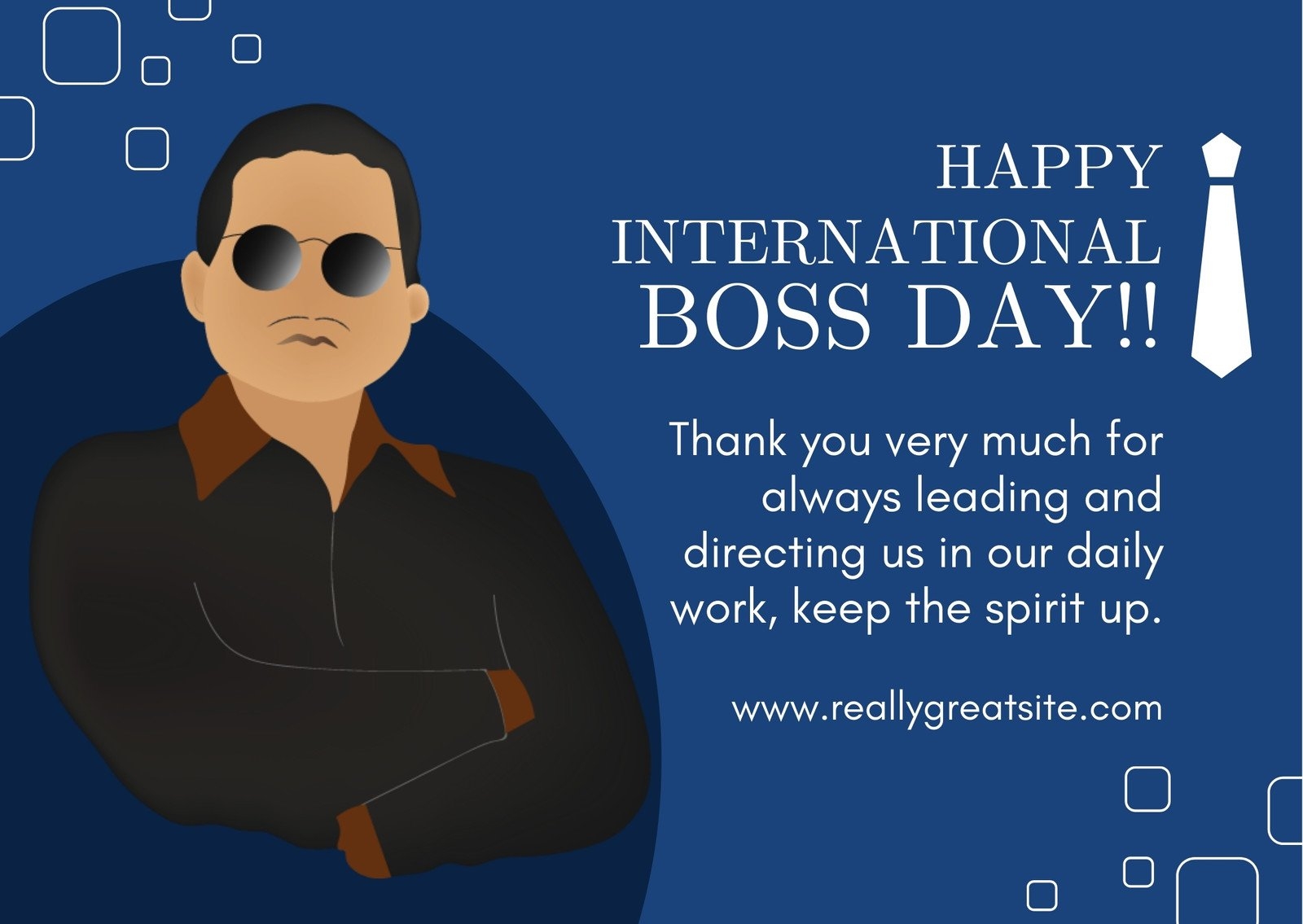 Free To Customize And Print Boss Day Card Templates Canva
