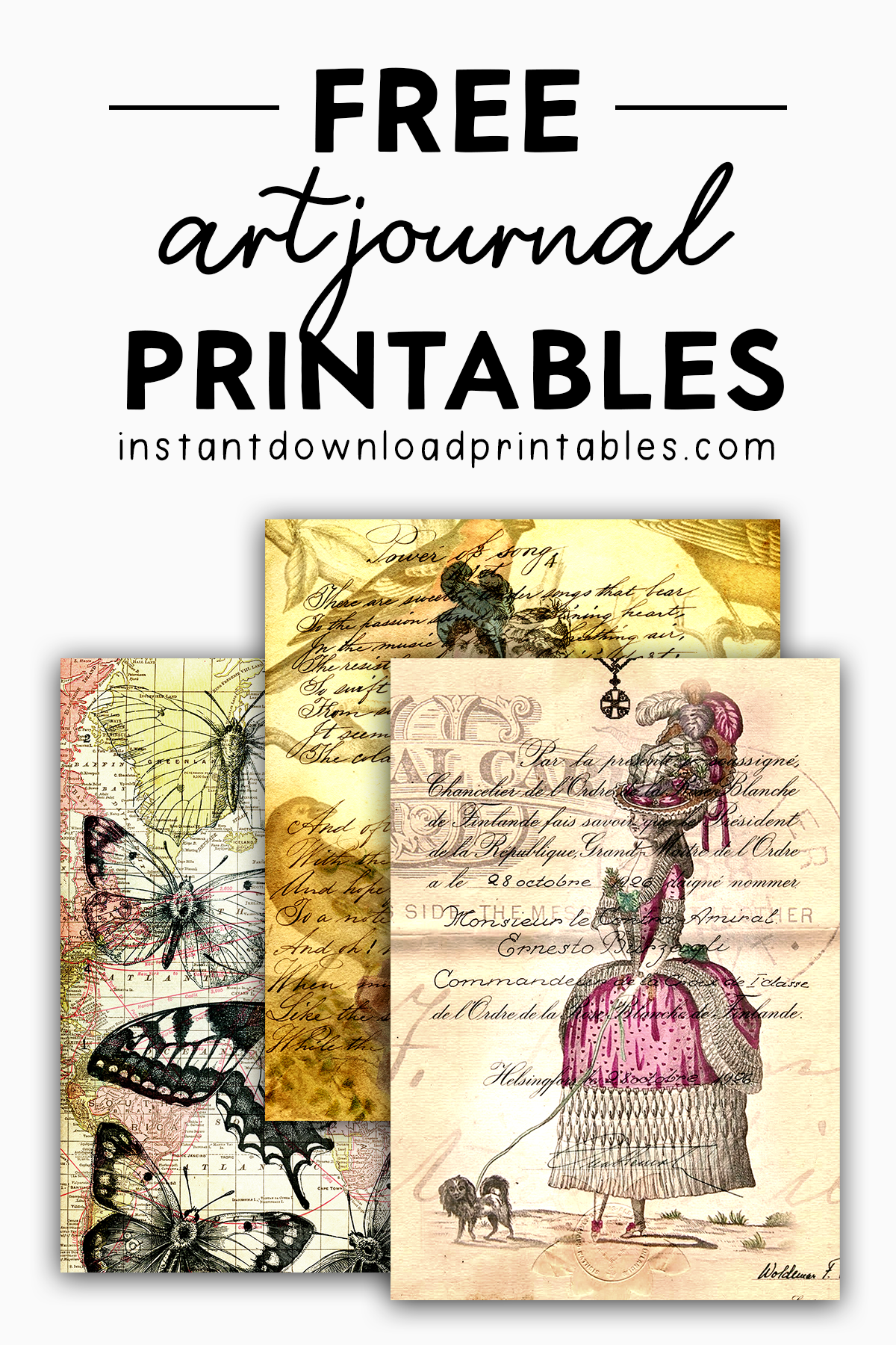 Free Art Journal Printables