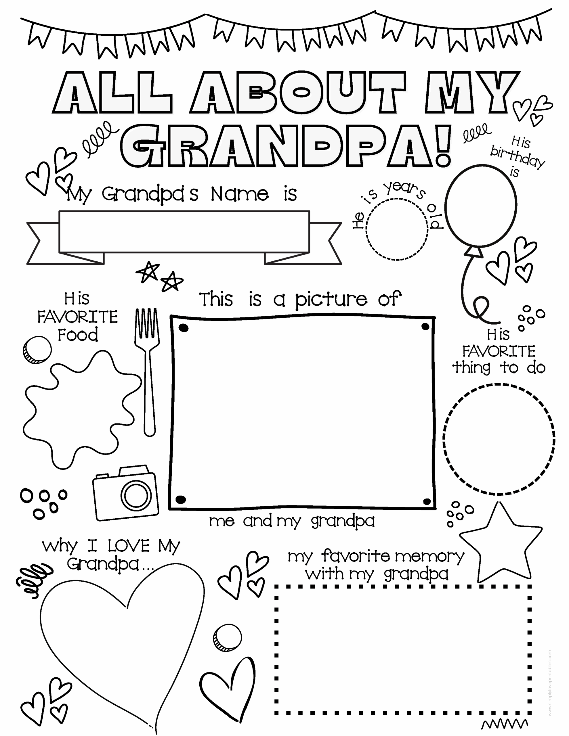 Free Father's Day Printables For Grandpa