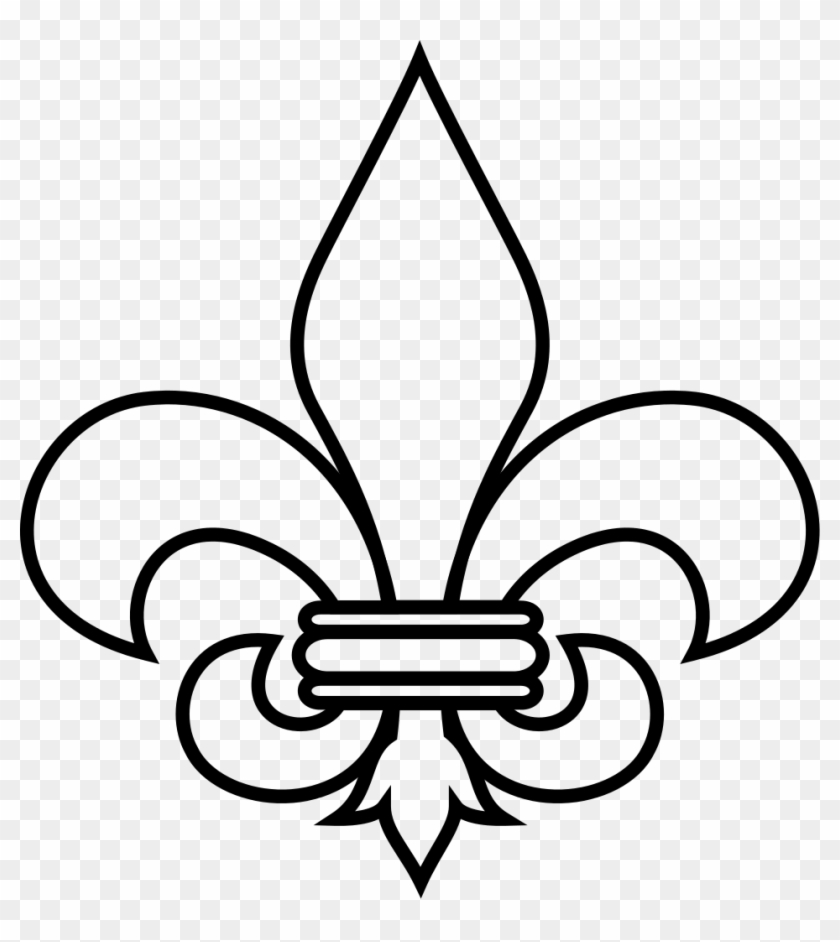 Gigantic Fleur De Lis Coloring Page File Outline Svg Fleur De Lis Clip Art Free Transparent PNG Clipart Images Download