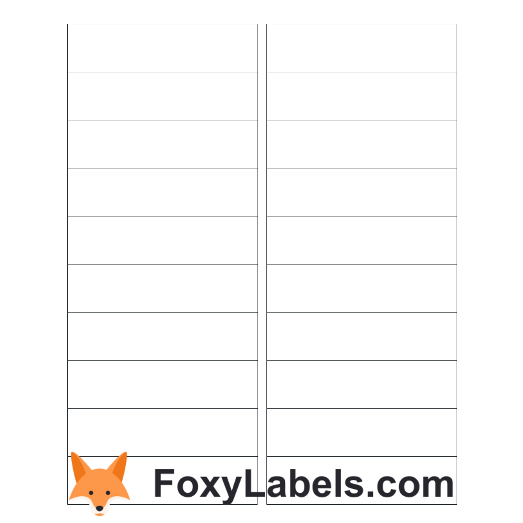 Google Docs Label Template Compatible With Avery 5161