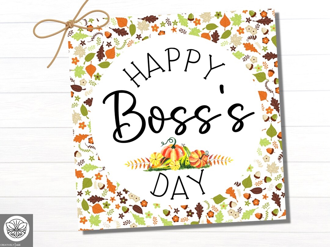 Free Printable Boss's Day Cards