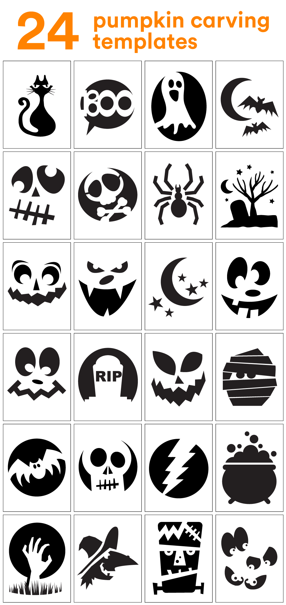 Pumpkin Carving Patterns Free Printable