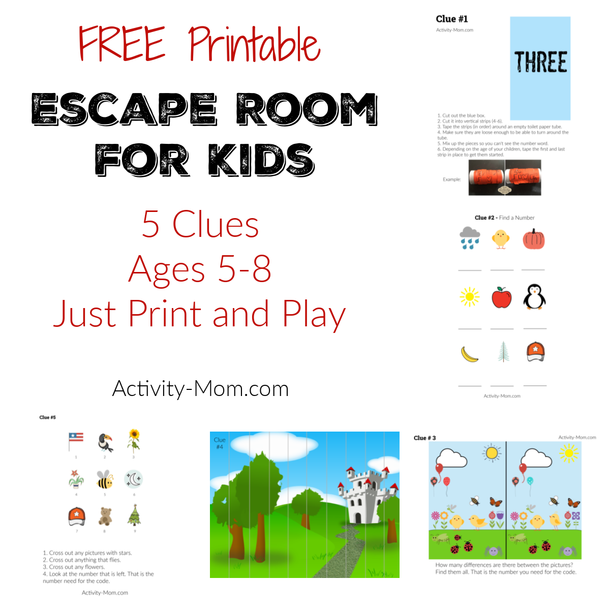 Free Printable Escape Room Kit Pdf