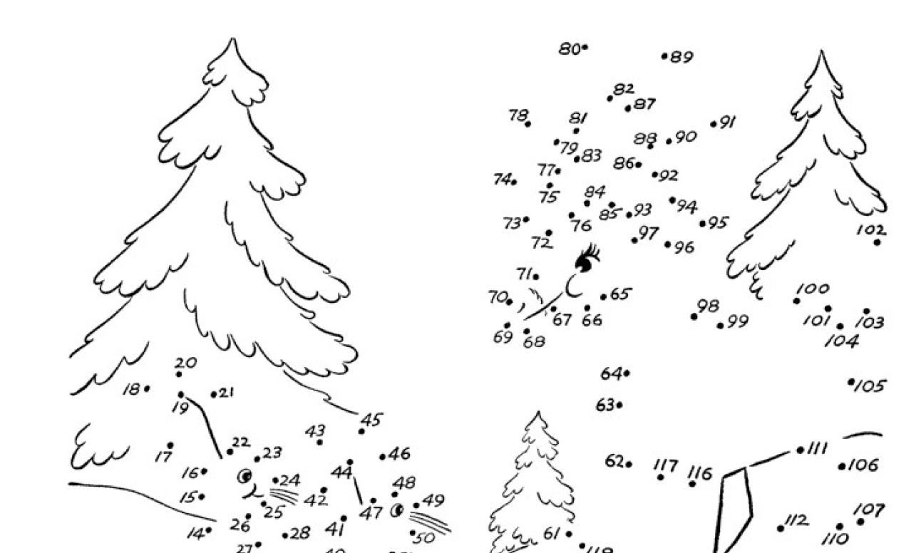 Christmas Connect The Dots Hard