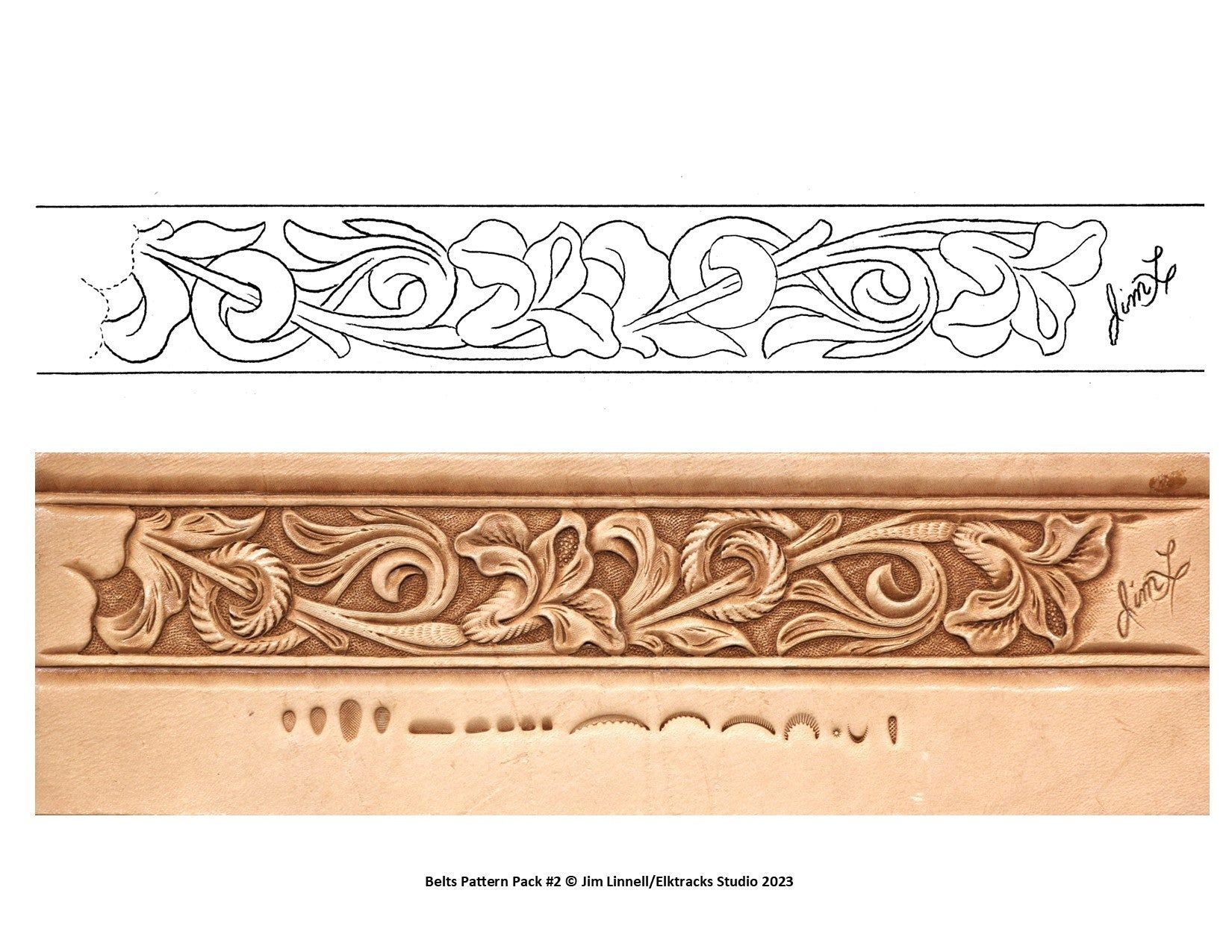 Leather Tooling Patterns Templates Belts Shop On Pinterest