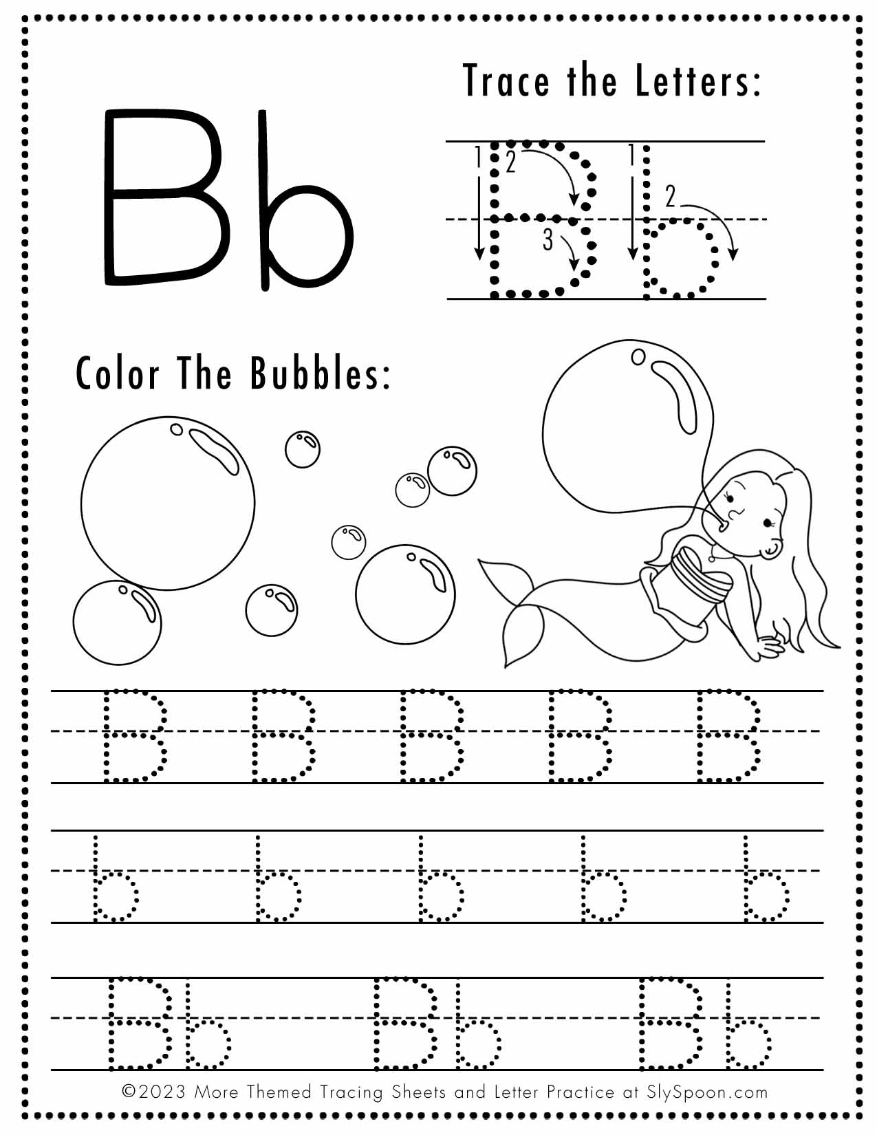 Free Printable Letter Tracing Worksheets