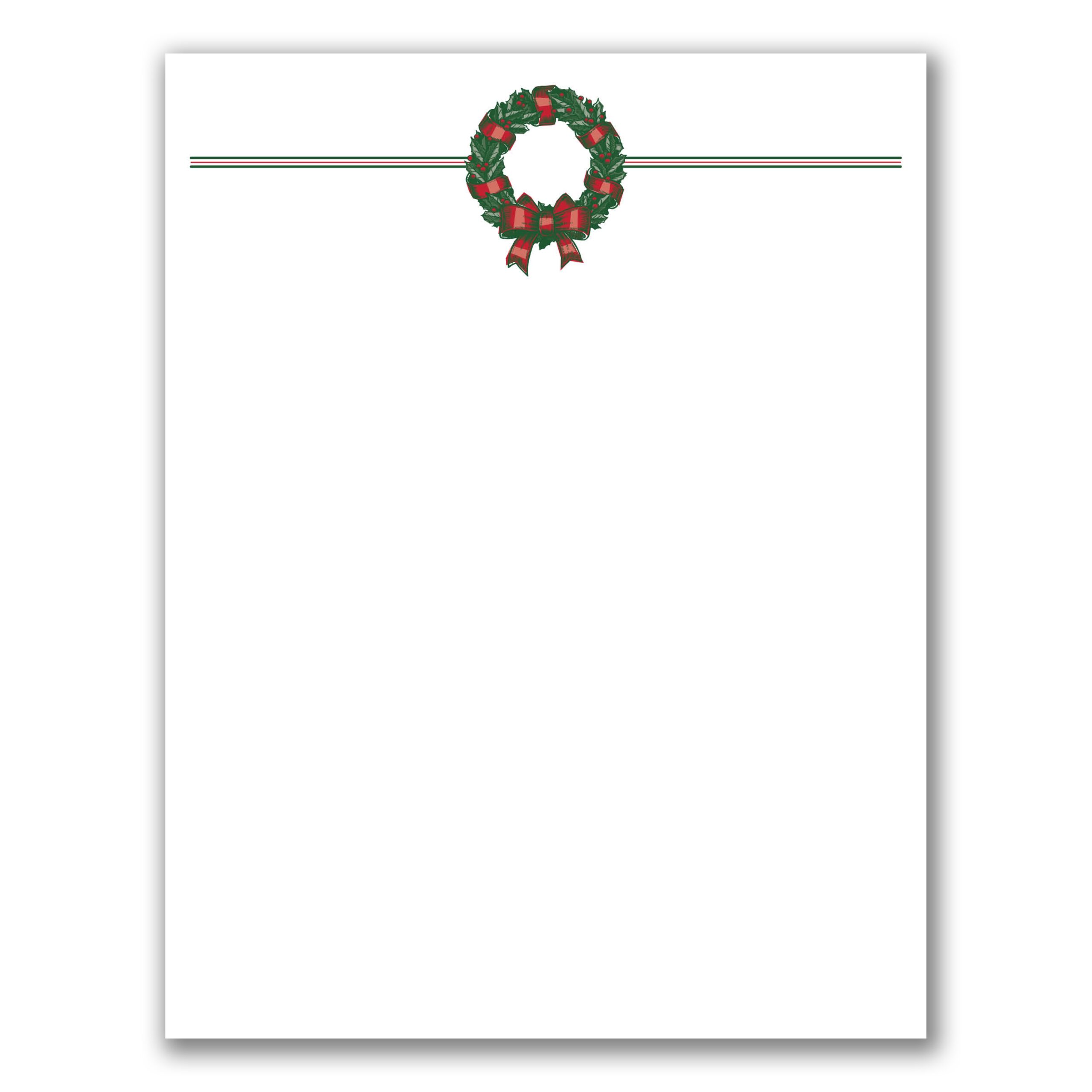 Free Printable Christmas Paper Stationery