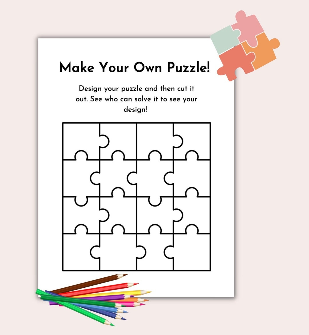 Make Your Own Puzzle Printable