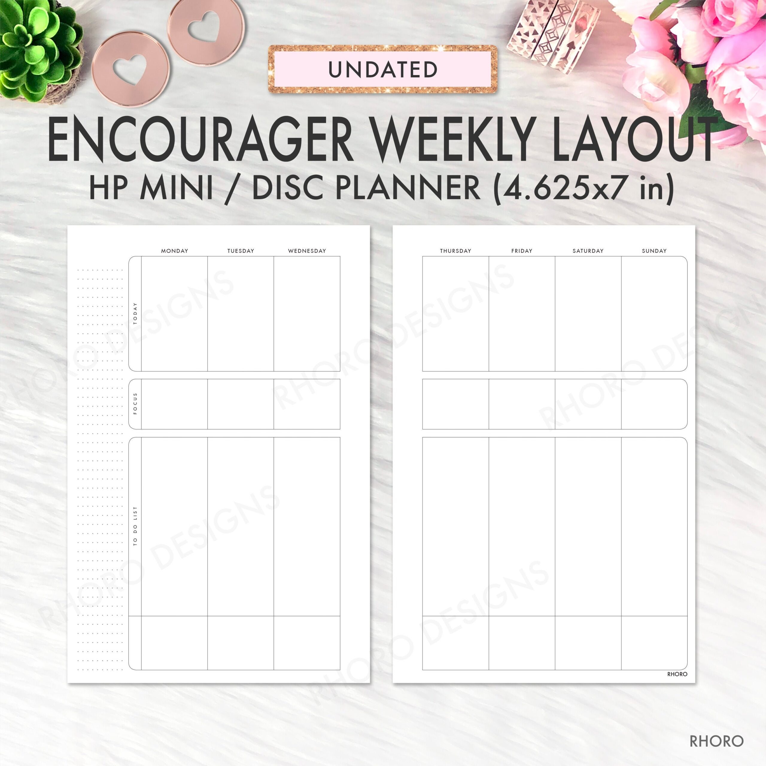 Mini Happy Planner Free Printables