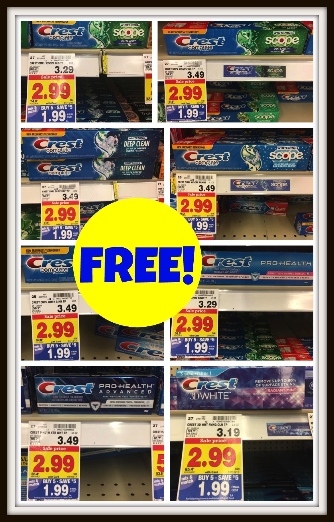 Free Crest Coupons Printable