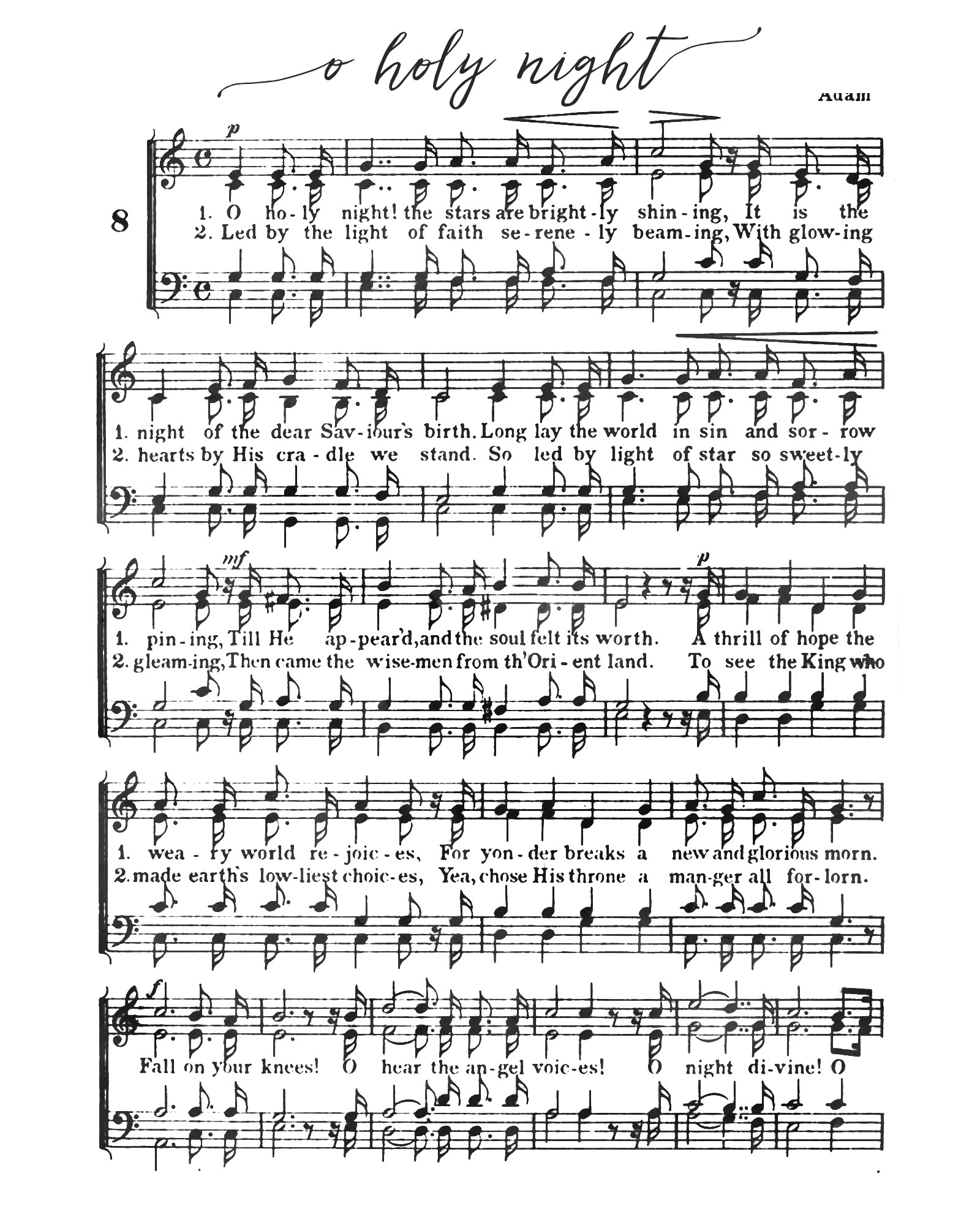 Free Printable Sheet Music