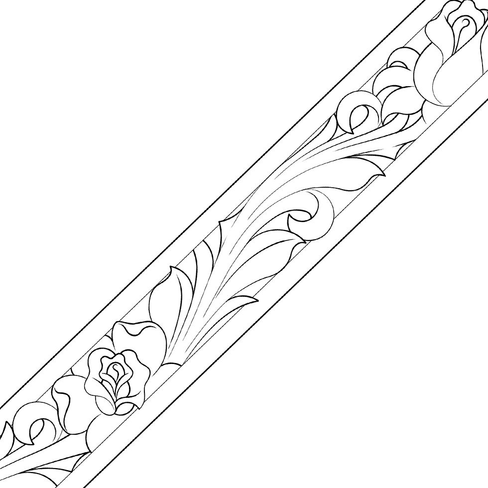 Free Printable Leather Belt Tooling Patterns
