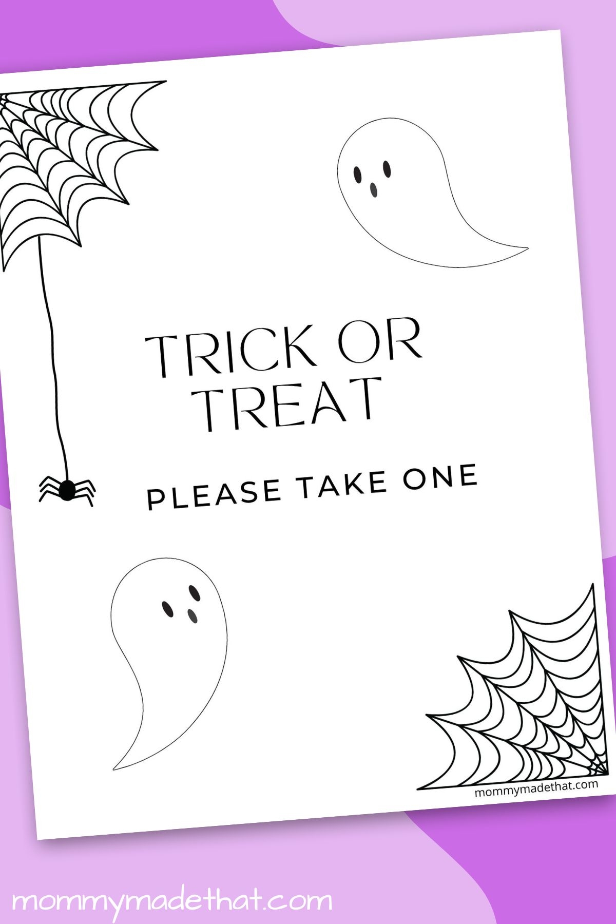 Please Take One Sign Printable Free Printable Pdf