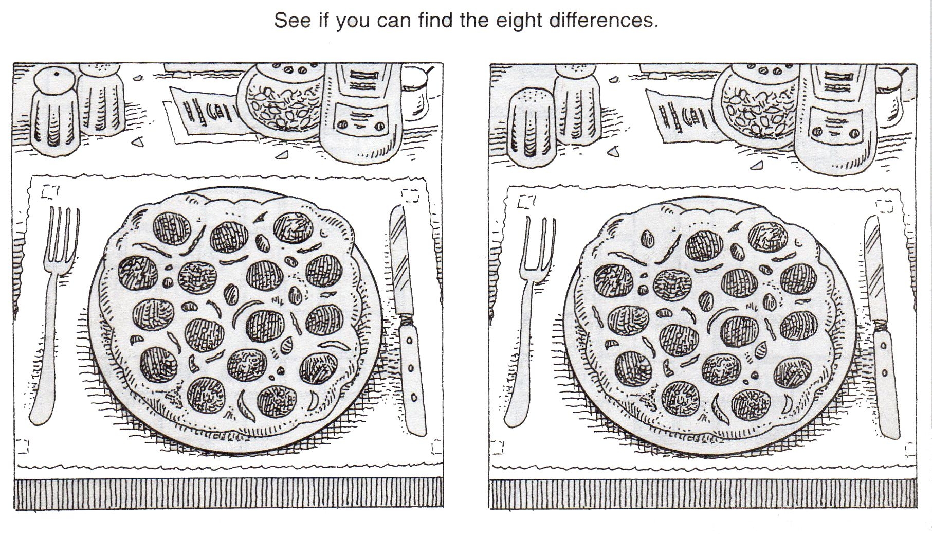 Spot The Difference Adults Printable