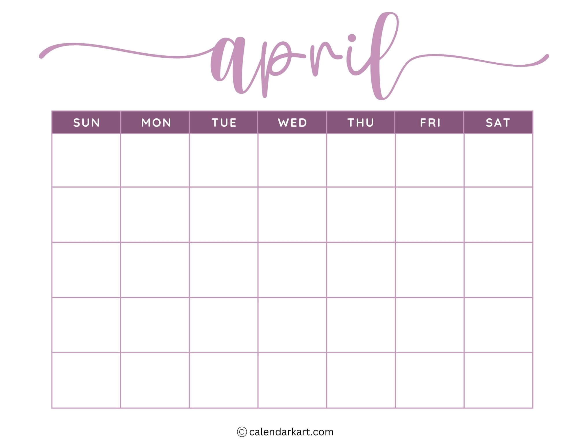Free Printable Calendar Software