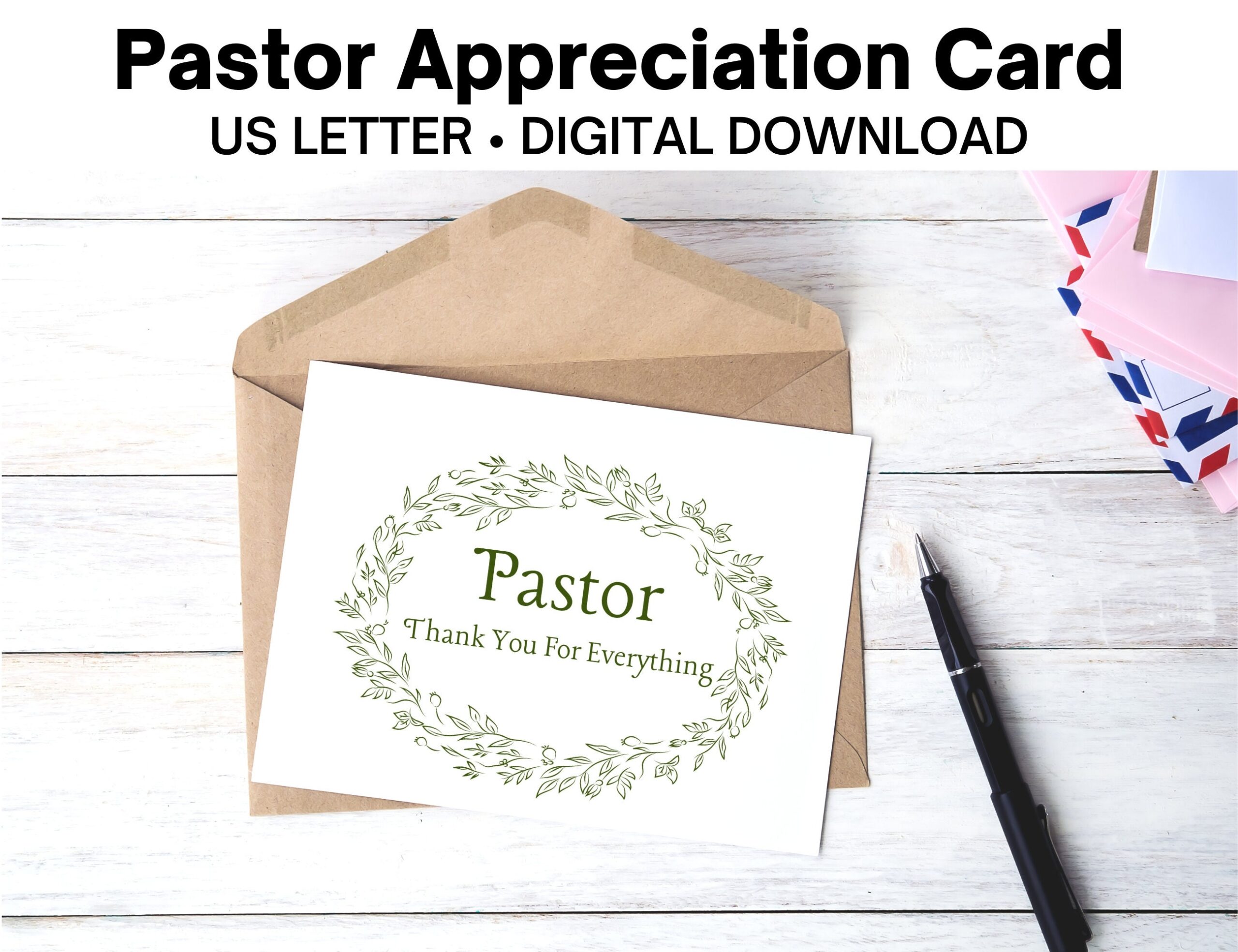 Pastor Appreciation Cards Free Printable