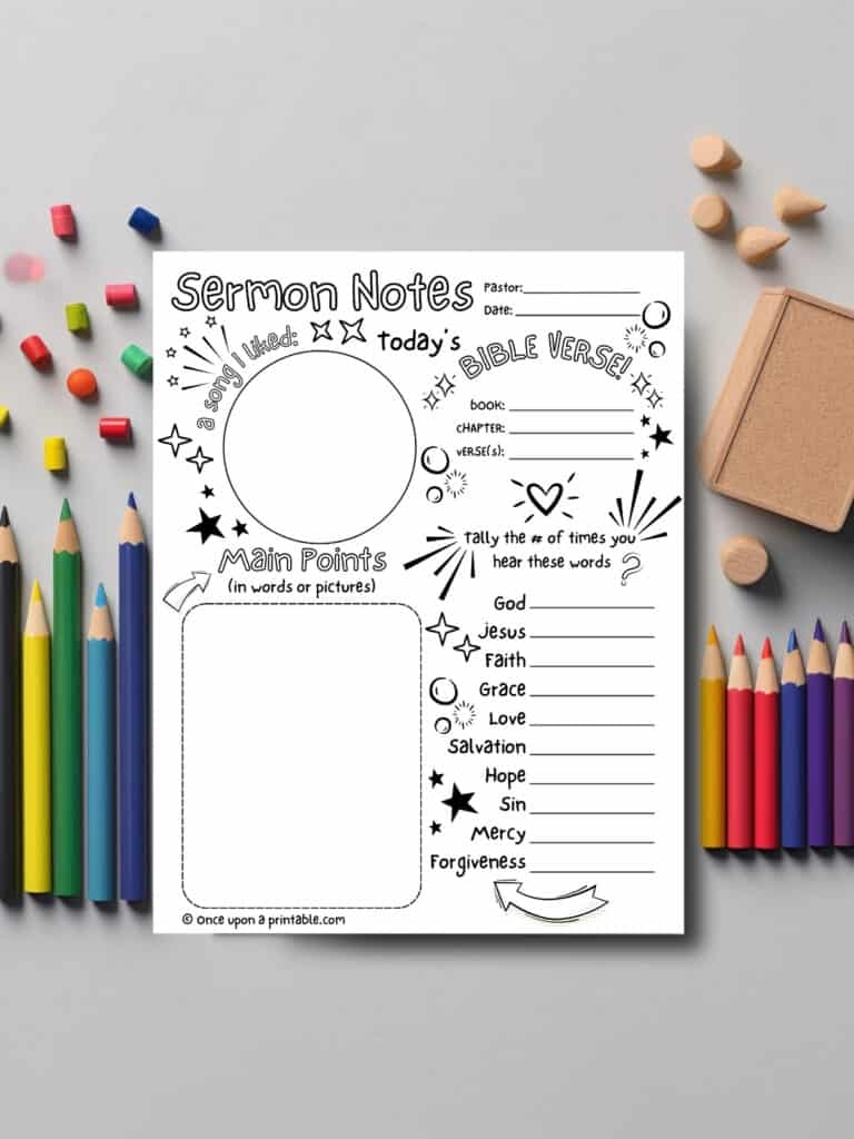 Free Printable Children's Church Bulletins