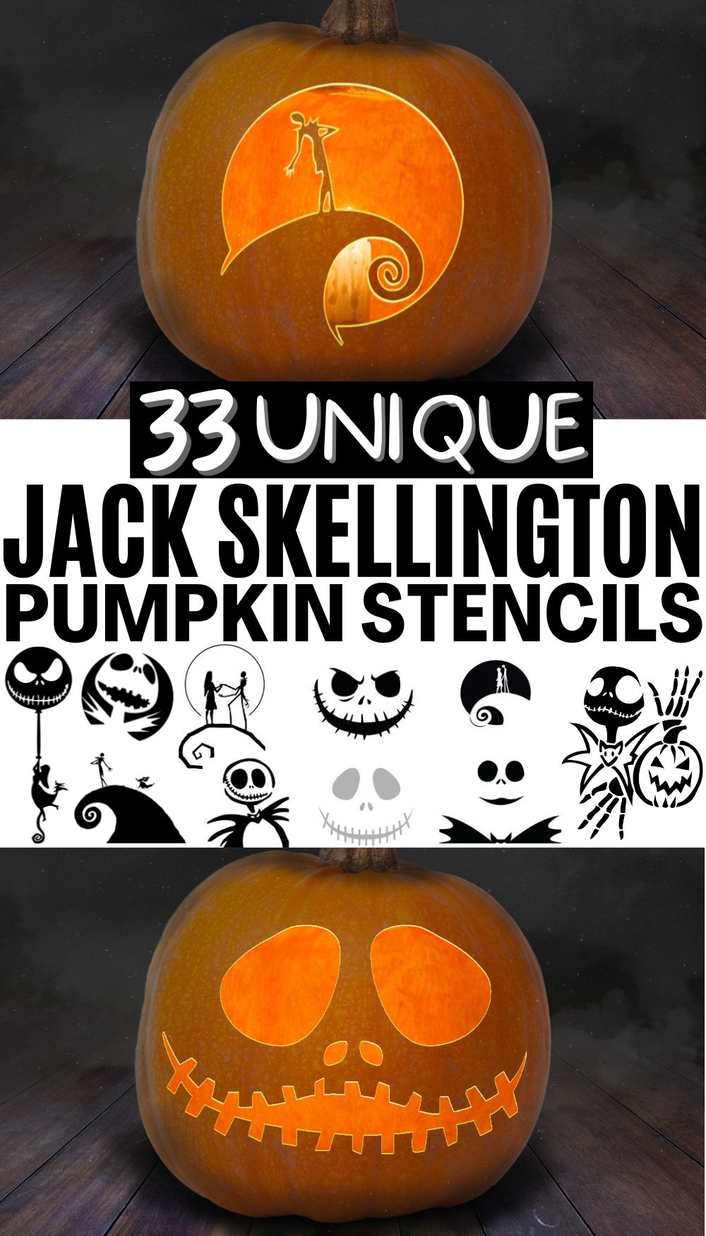 Jack Skellington Stencil Free Printable