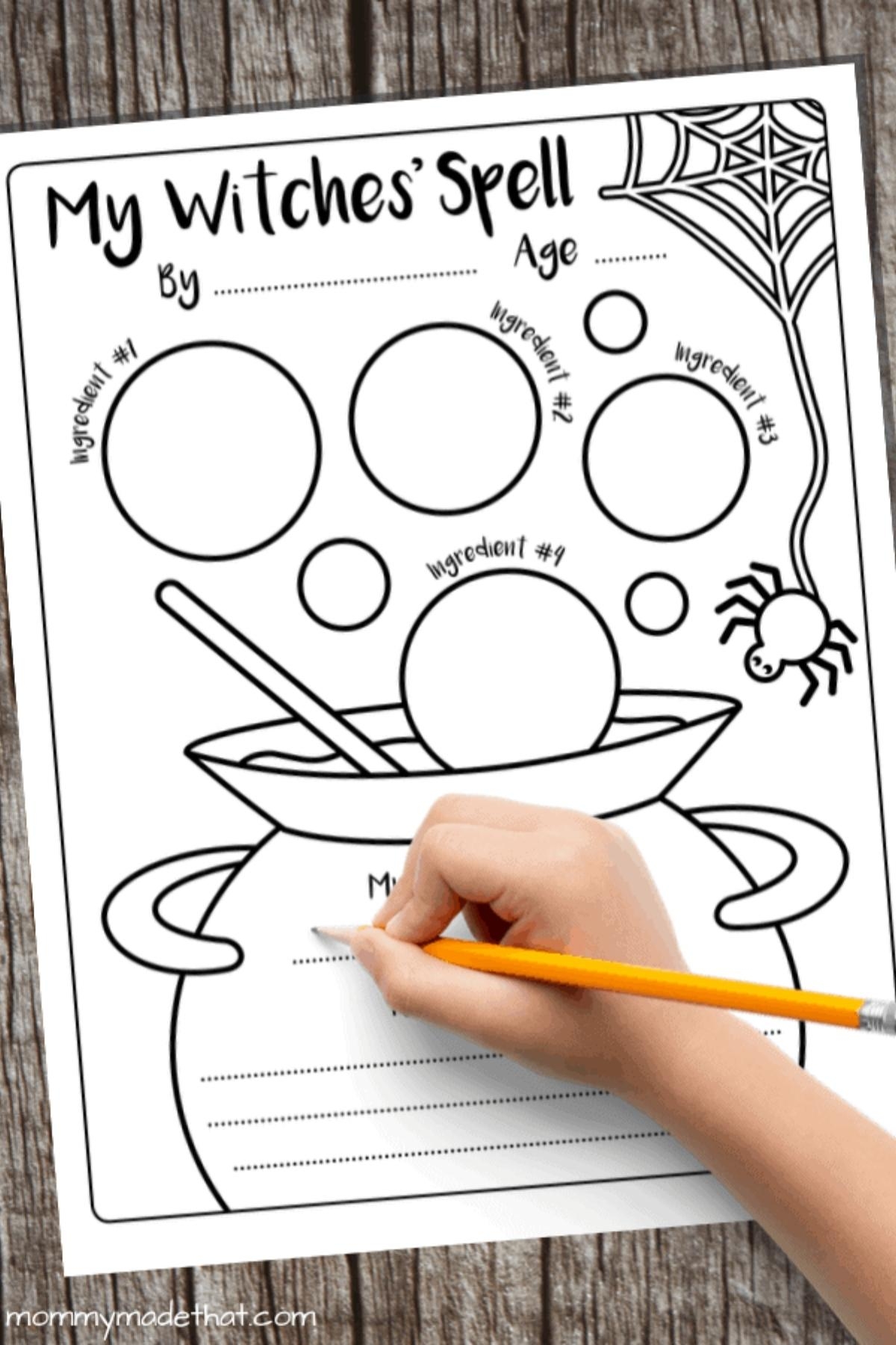 Halloween Crafts For Kids+Free Printable