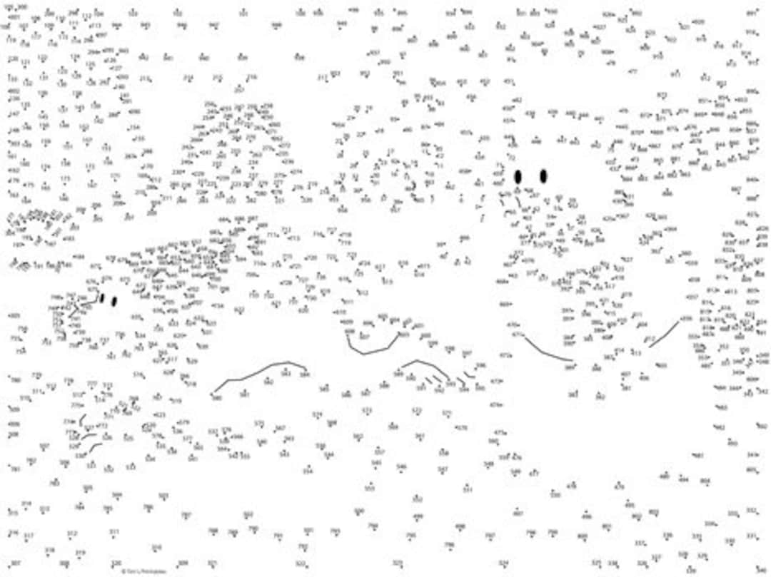 Winter Extreme Difficulty Dot to dot Connect The Dots PDF Etsy