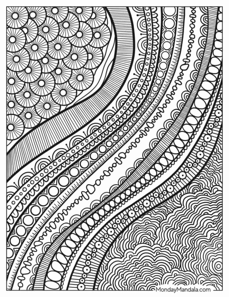 Zentangle Free Printable Coloring Pages For Kids Worksheets Library